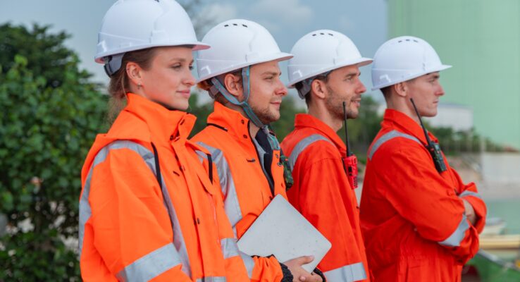 How Al Musahim Investment Ensures Structural Integrity in Every Project 1 Confident Engineering Team at LNG Facility