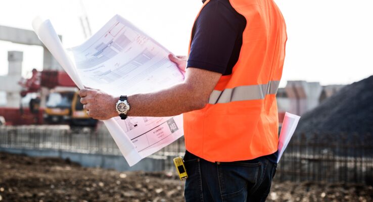 Architect Assistance Building Construction Site Concept