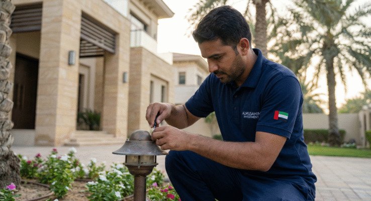 Building Maintenance in Abu Dhabi, facility management strategy, outsourced vs in-house maintenance, cost analysis facility management, property upkeep UAE, technical maintenance solutions